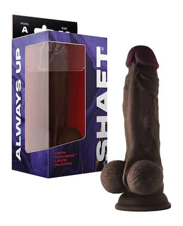 Shaft Model A 7.5" Flexskin Liquid Silicone Dildo with Balls