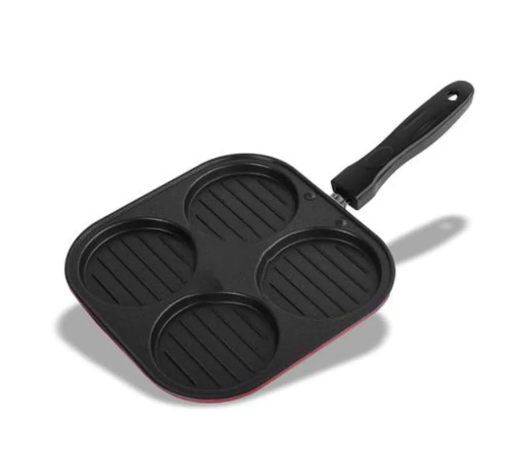 SILVESTER Die-Cast 4 in 1 Mini Uttapam Tawa/Multi Snack Maker/Pancake Maker/Mini Grill pan Pancake Pan 19 cm Diameter (Aluminium, Non-Stick)