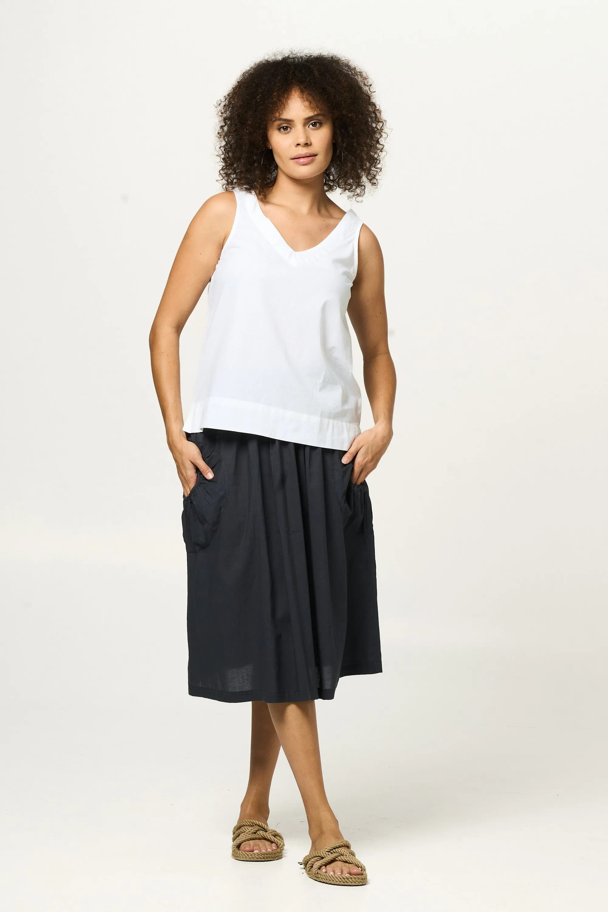 Skirt Jaya - Indigo Cotton