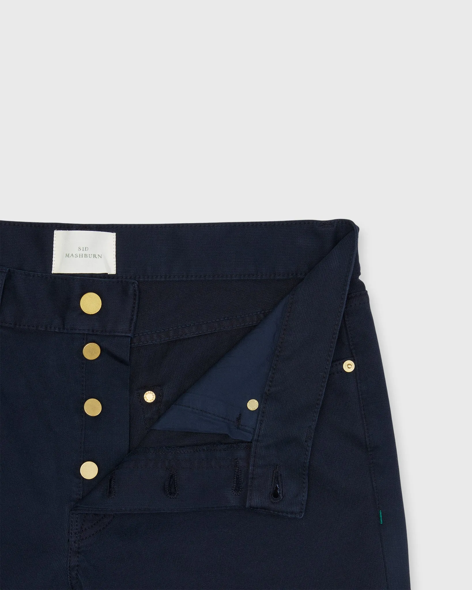 Slim Straight 5-Pocket Pant in Navy Bedford Cord