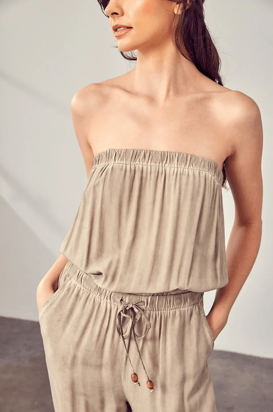 Strapless Jumpsuit