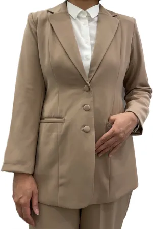 Structured Blazer - Khaki