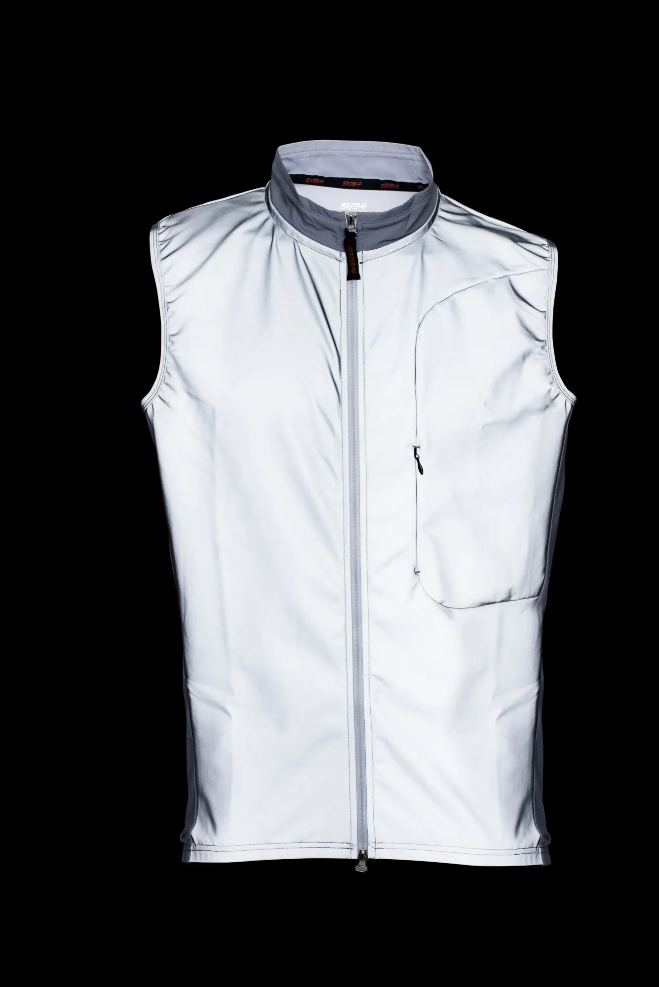 Sub4 360 Glow Reflective Vest - Reflective Silver