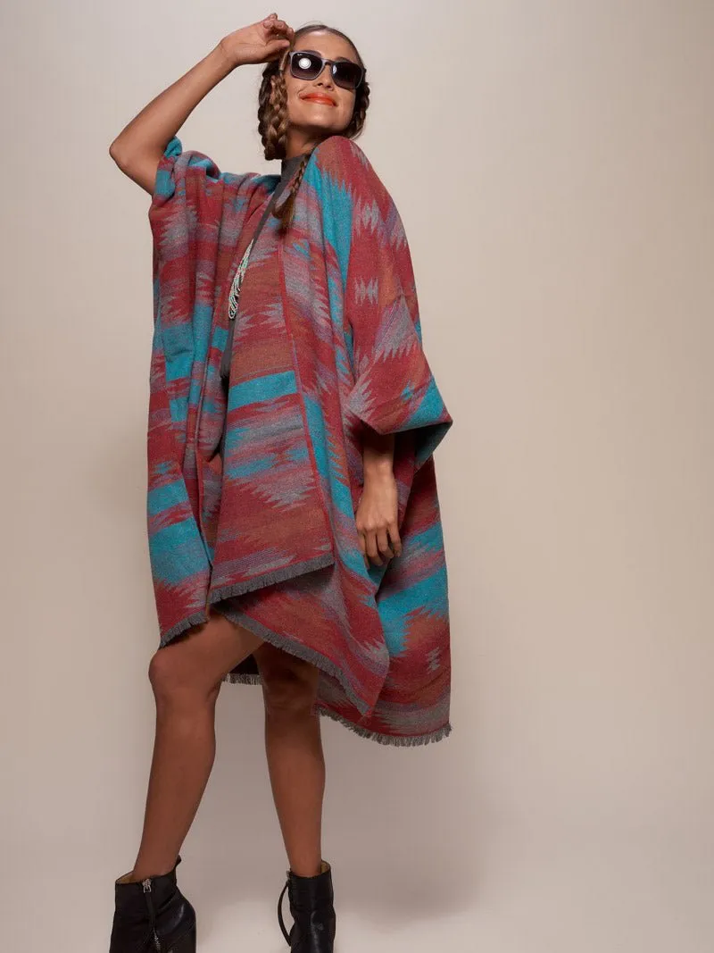 Sunset Fox Poncho