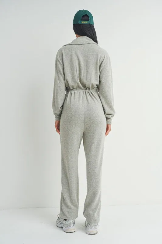 Super Soft Grey Jumpsuit