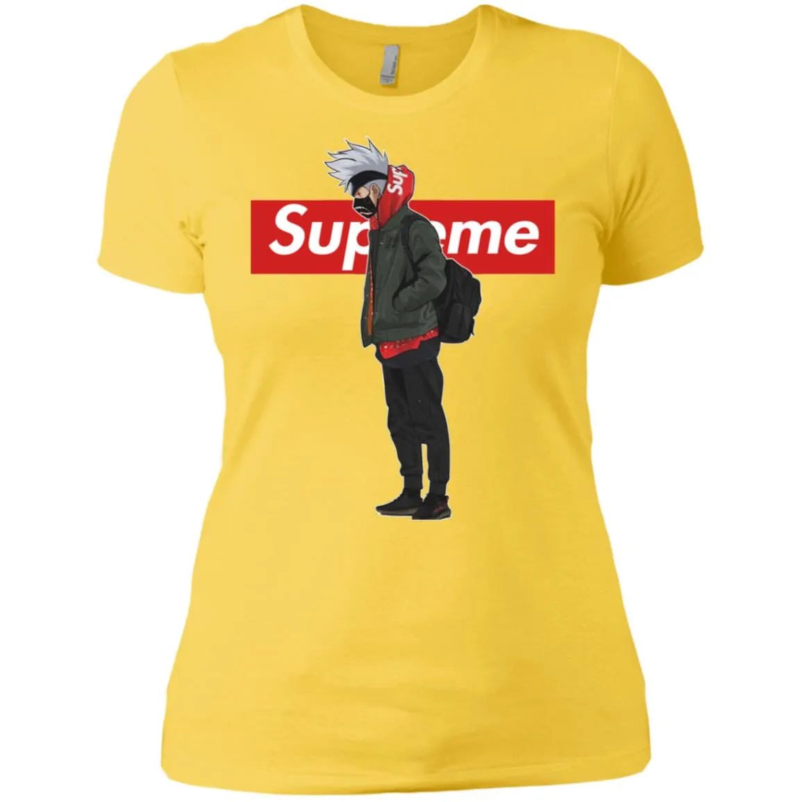 Supreme Naruto Funny Style T-shirt Women Cotton T-Shirt