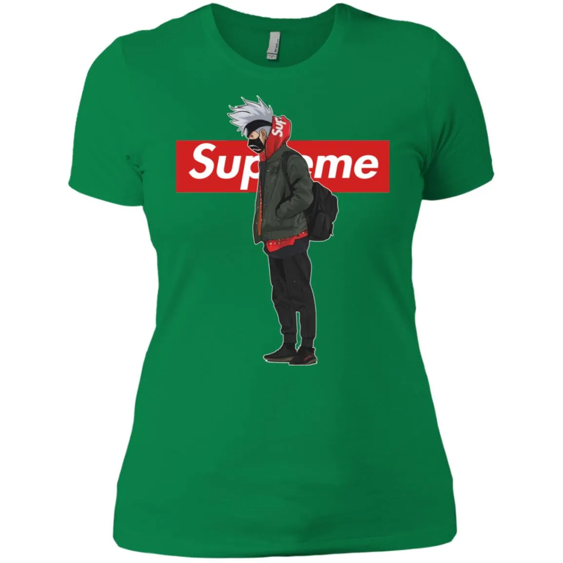 Supreme Naruto Funny Style T-shirt Women Cotton T-Shirt