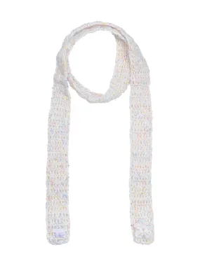 [SWINGSET] Seasonless Mingled Knit Scarf (Pink)