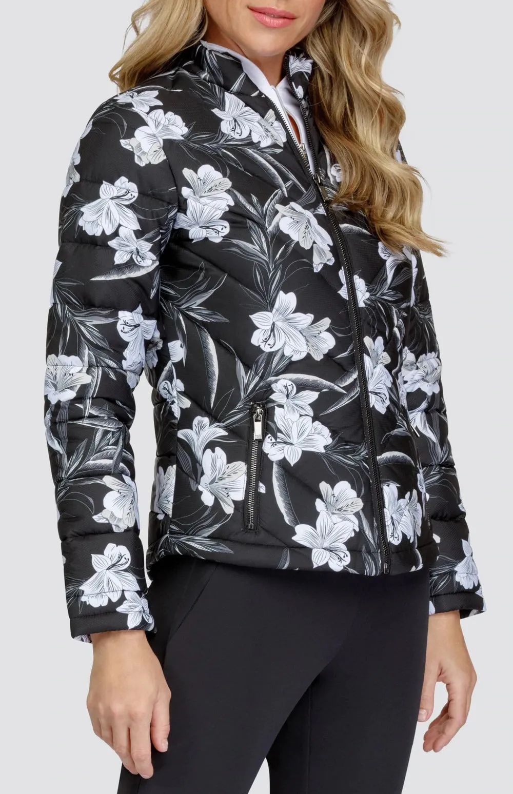 TAIL Activewear Womens Brielle Jacket - ETHEREAL BLOOMS