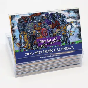 THE ART OF PONCHO DESK CALENDAR