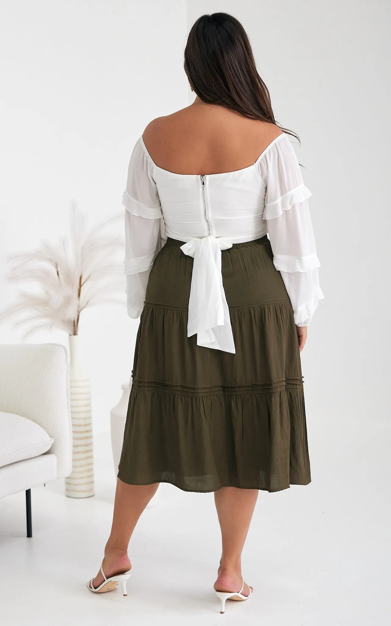 Timmins Skirt - Khaki