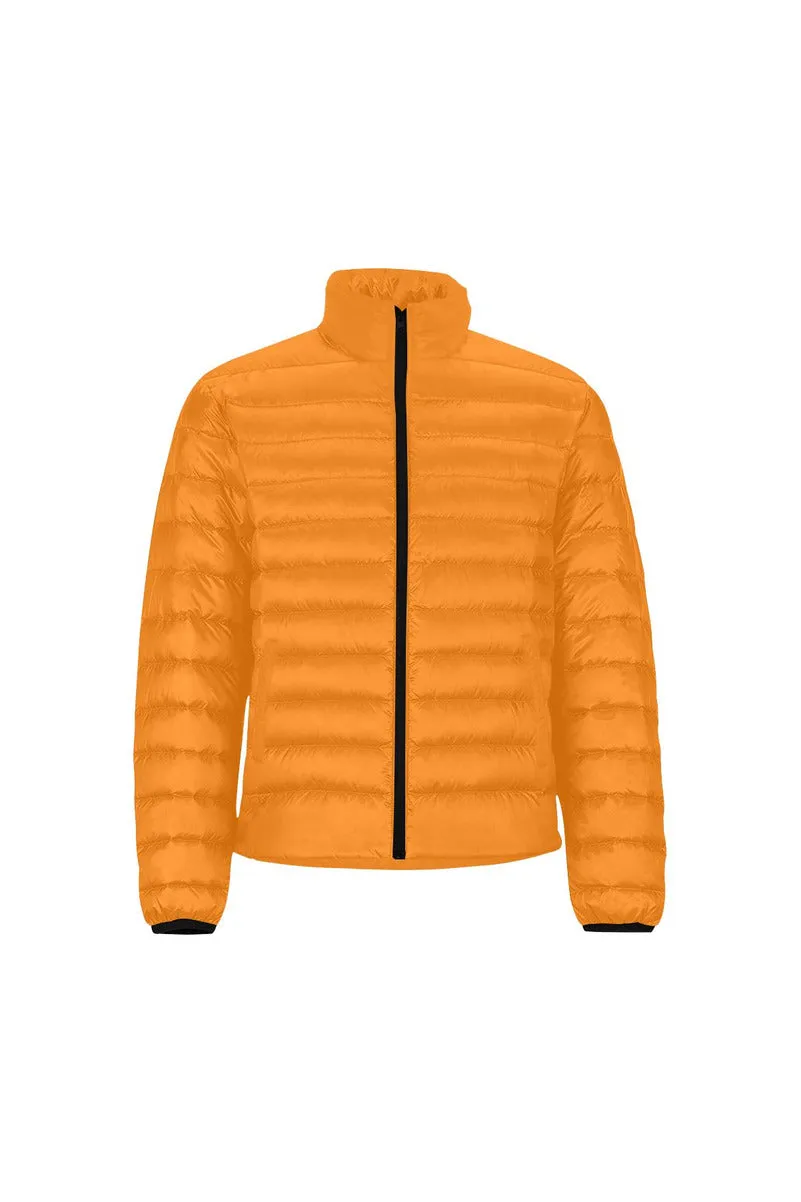 Turmeric Men's Stand Collar Padded Jacket (Model H41)