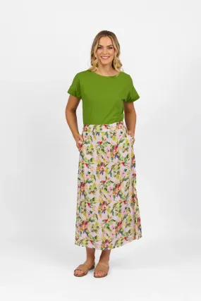 Vassalli - Long A-Line Skirt-Capri