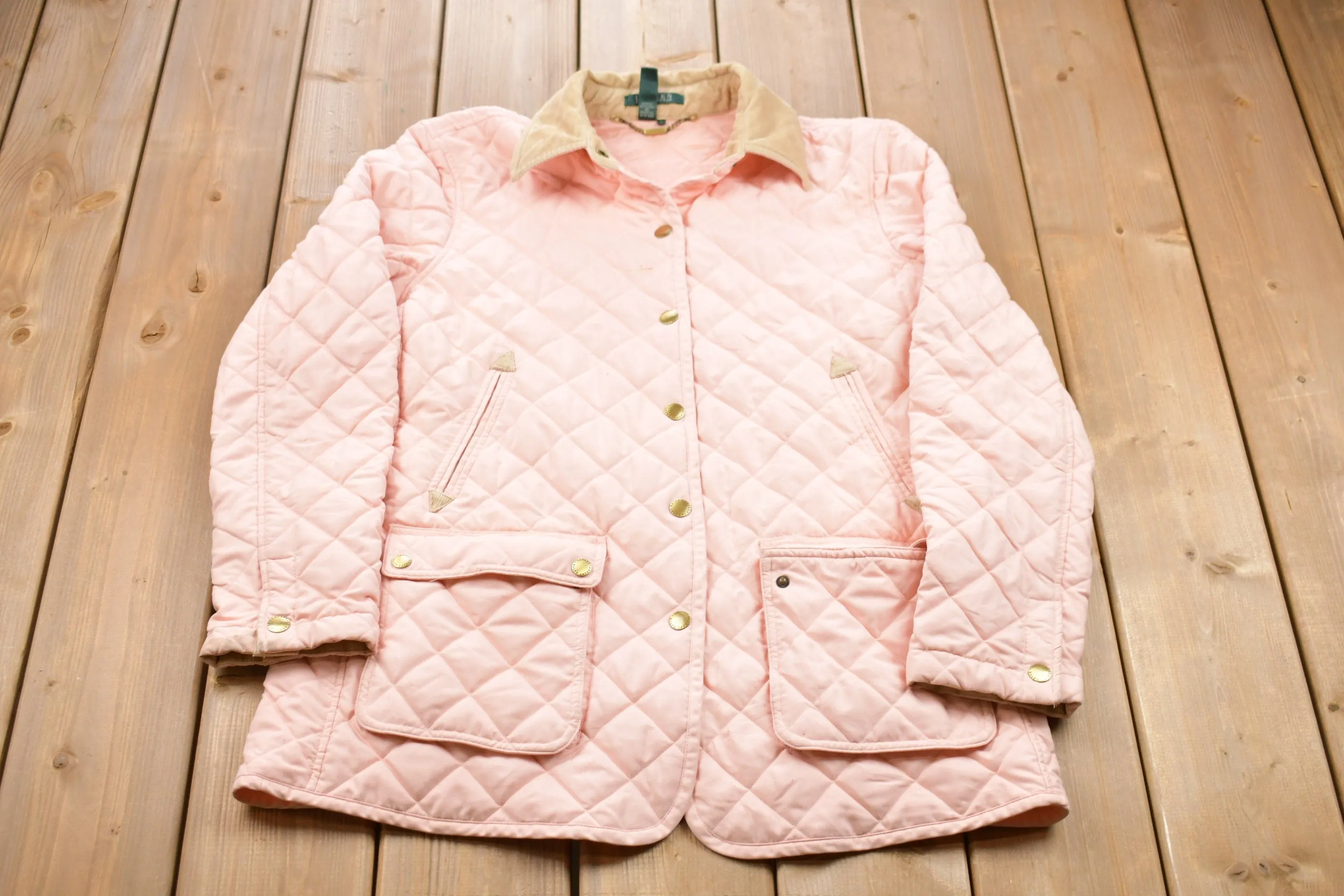 Vintage 1990s Lauren Ralph Lauren Quilted Jacket