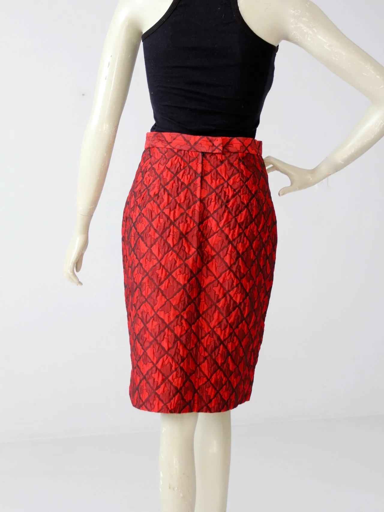 vintage 60s pencil skirt