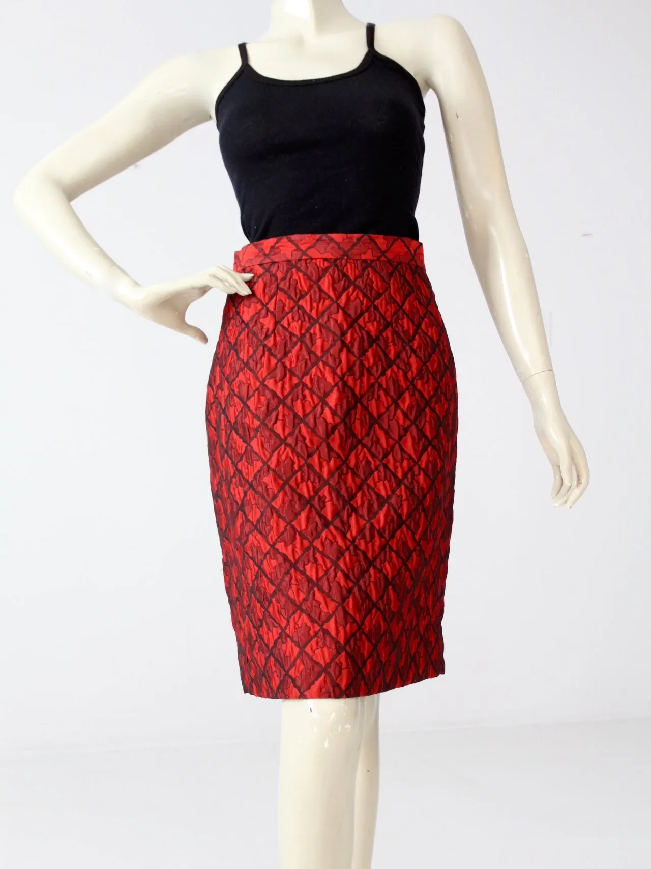 vintage 60s pencil skirt