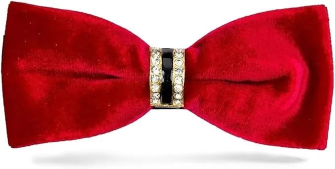 Vittorio Farina Velvet Bow Tie in Gift Box