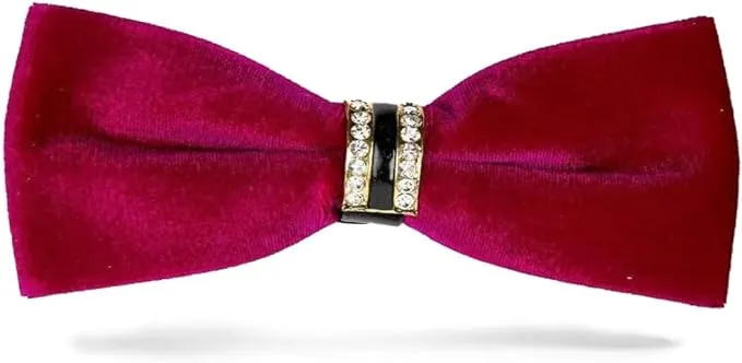 Vittorio Farina Velvet Bow Tie in Gift Box