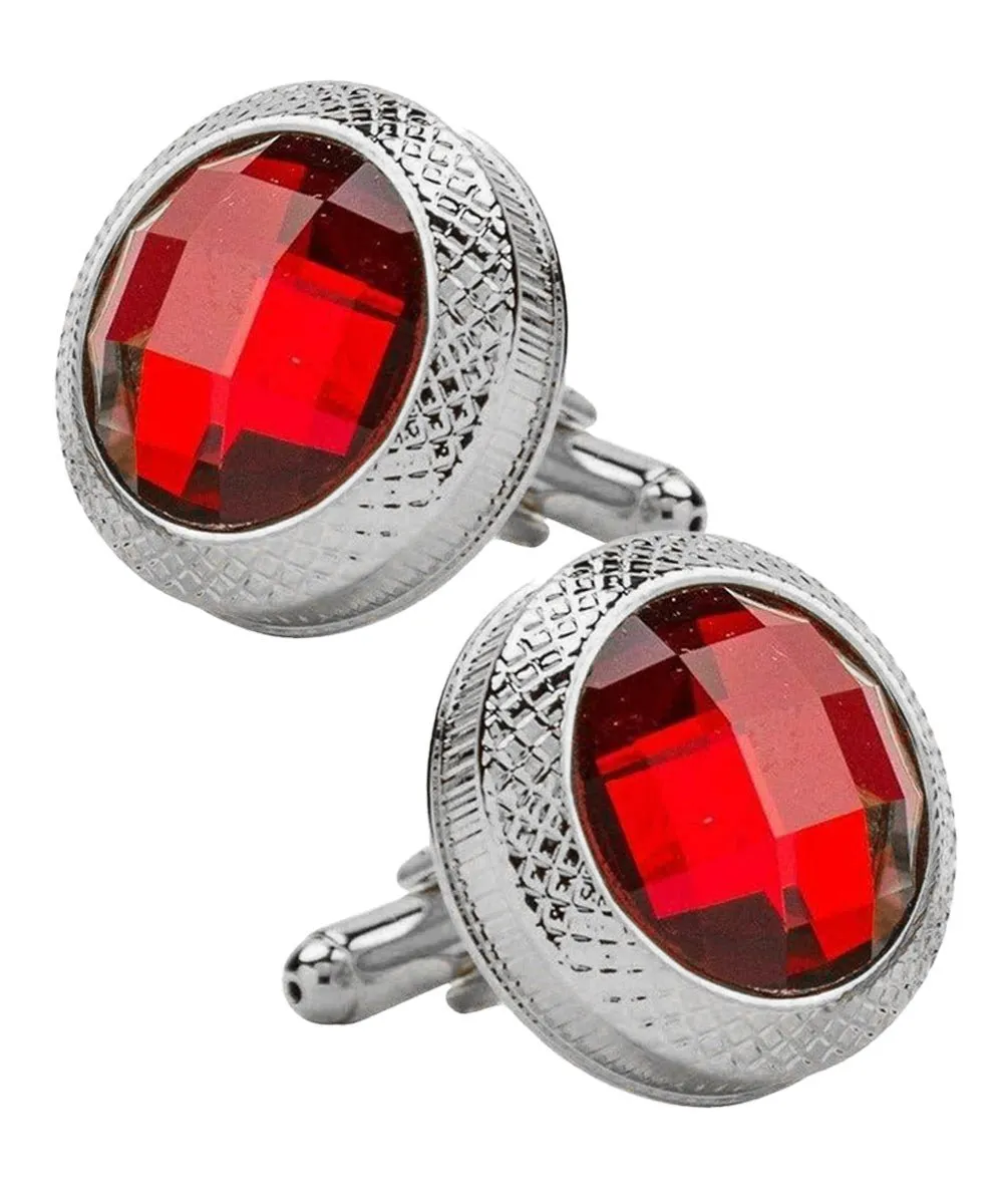 Vittorio Vico Button Colorstone Cufflinks: CL18XX Series