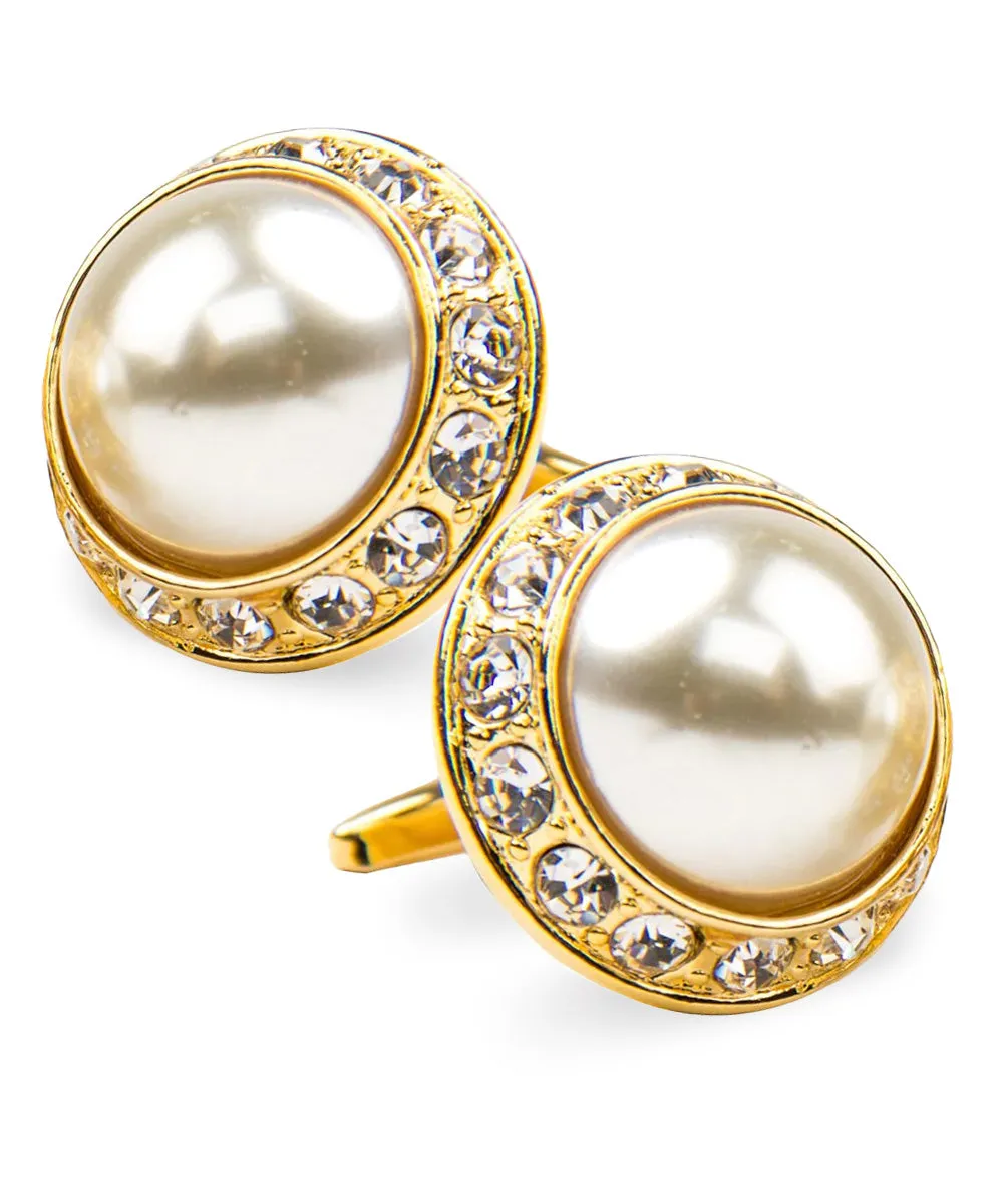 Vittorio Vico Large Bling Colorstone Cufflinks: CL15XX Series