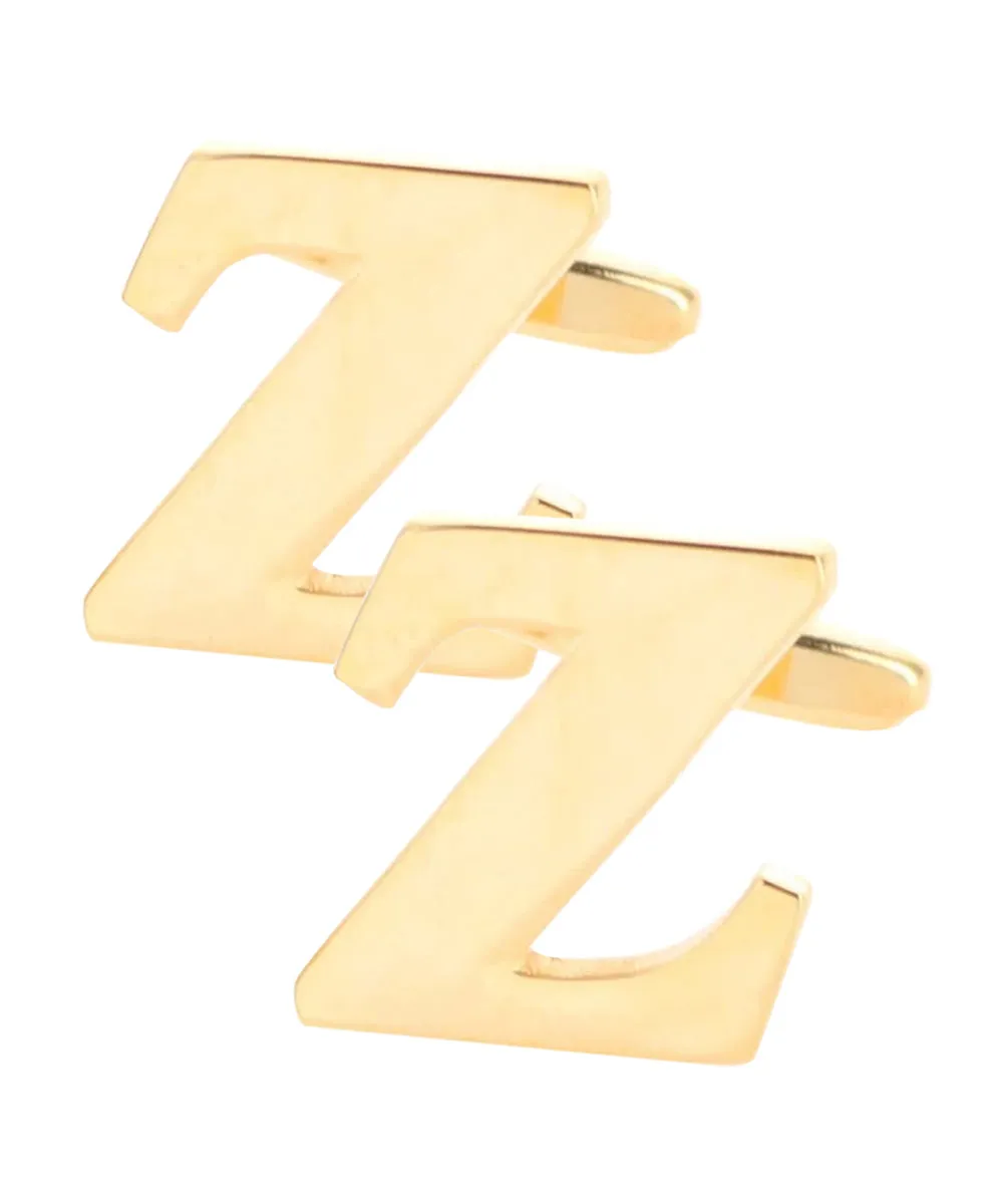 Vittorio Vico Plain Initial Cufflinks in Gift Box