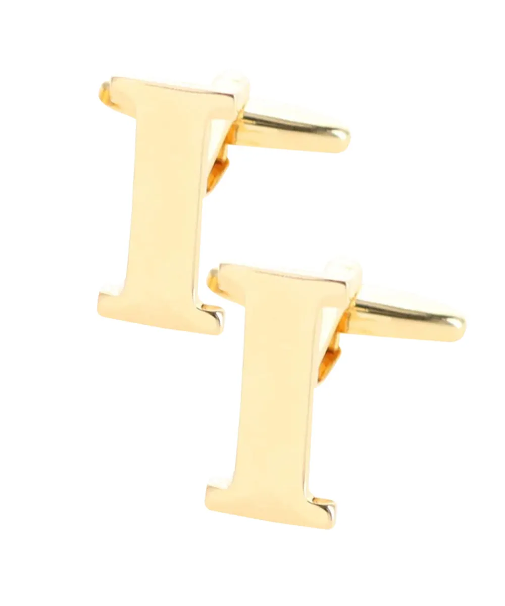 Vittorio Vico Plain Initial Cufflinks in Gift Box