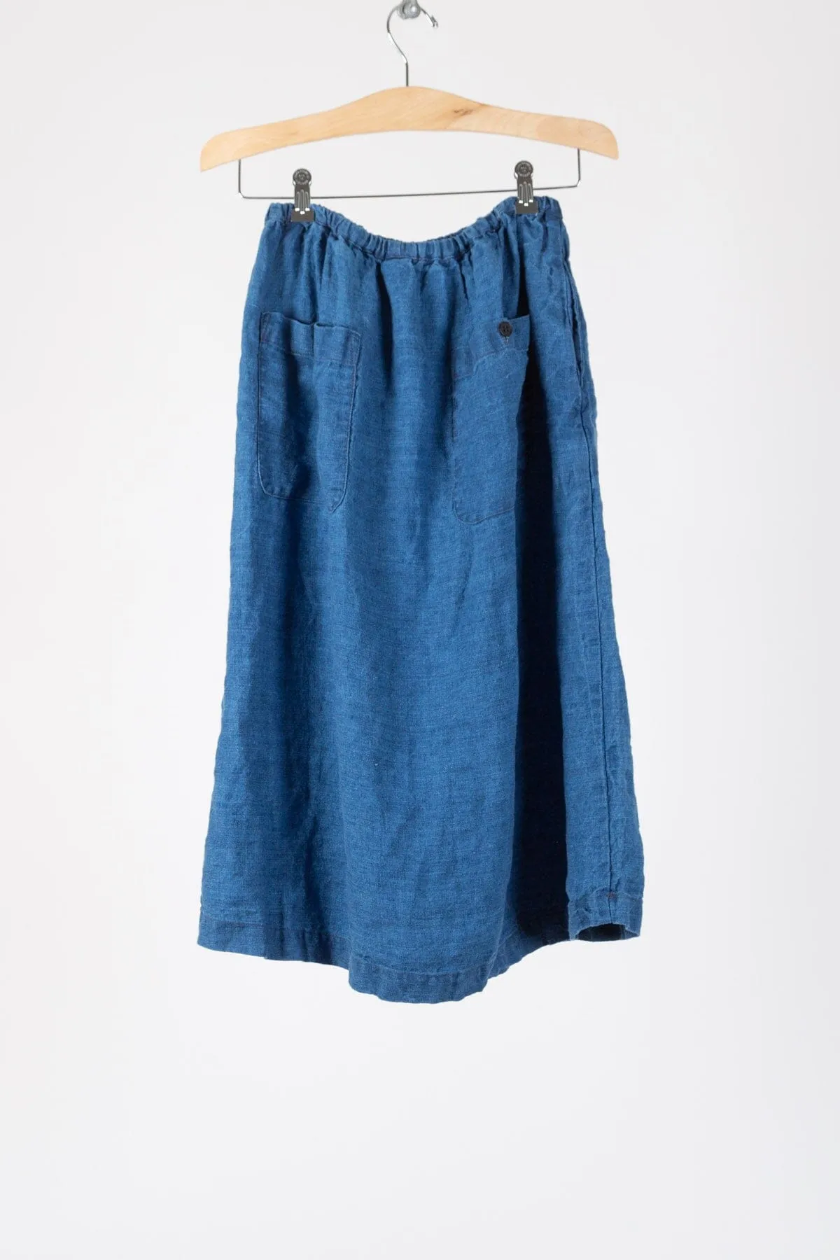 Wallis - Indigo Linen Twill