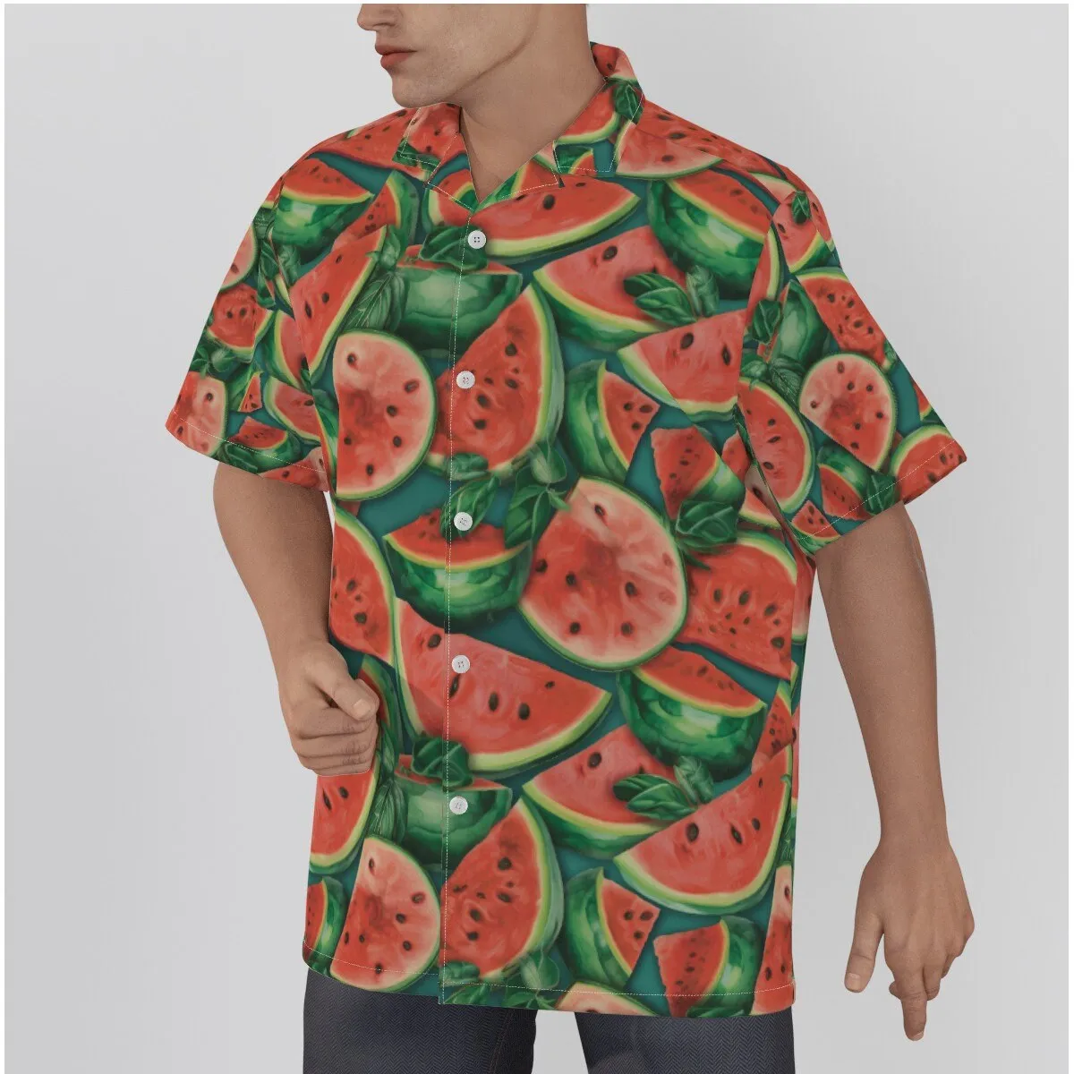 Watermelon Season Hawaiian Shirt, Watermelon Shirt, Watermelon Fashion, Sweet Summer Melon Clothing, Watermelon Season Shirt, Watermelon Top