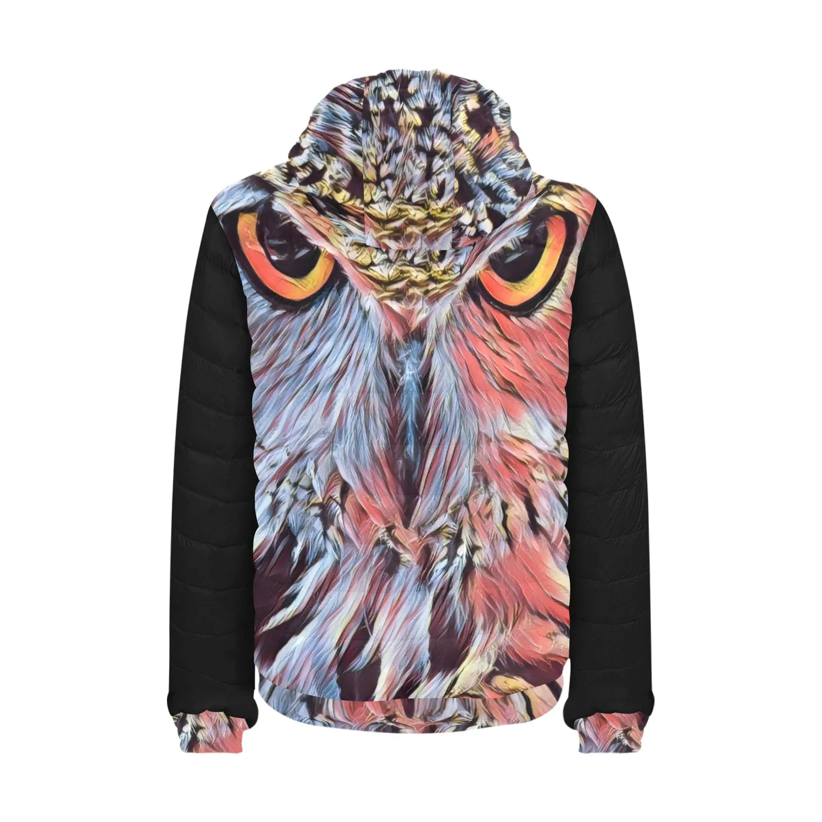 WISE OWL Men's Padded Hooded Jacket