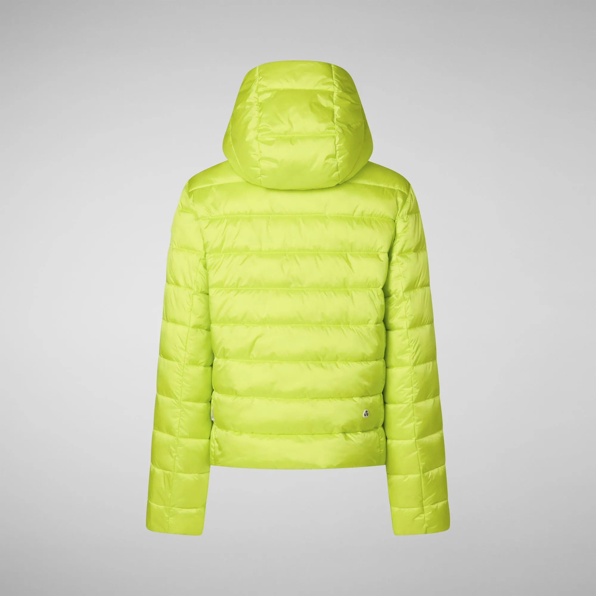 Women's animal free Puffer jacket Liana in lichen green