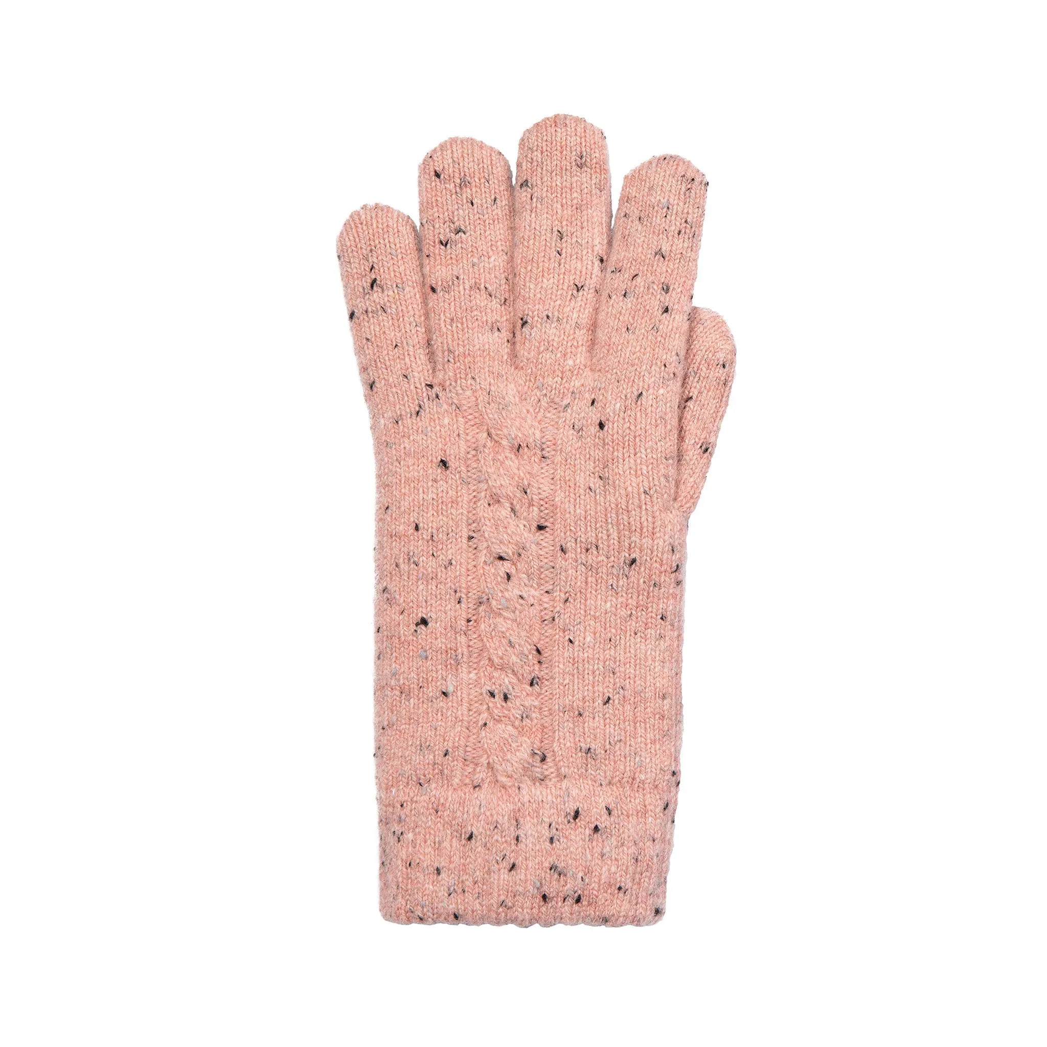 Women’s Cable Knit Gloves with Marl Yarn