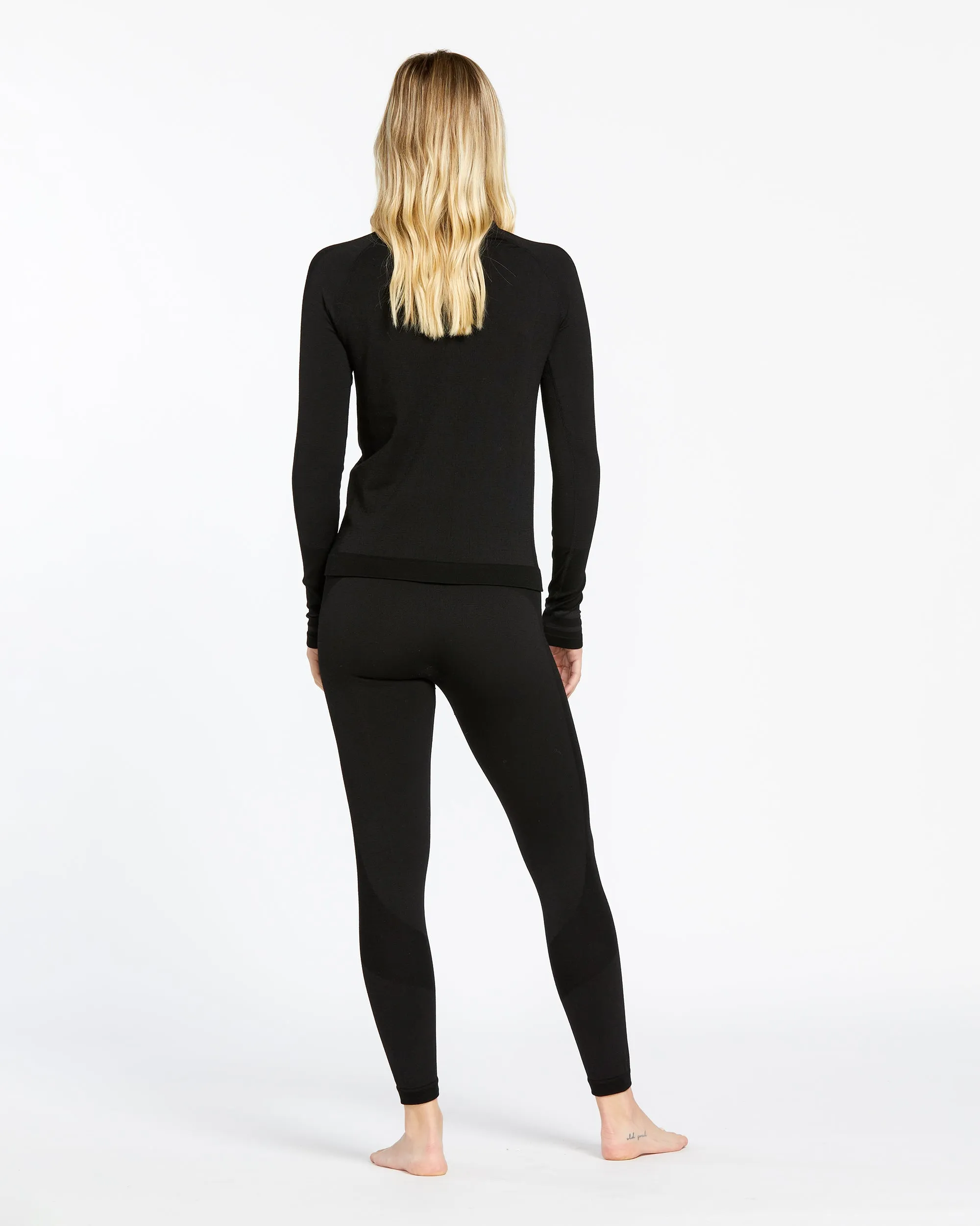 Womens Engineered Crew - Black