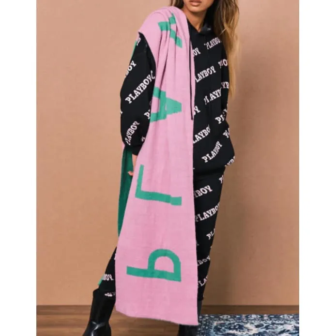 Women's Knit Logo Scarf