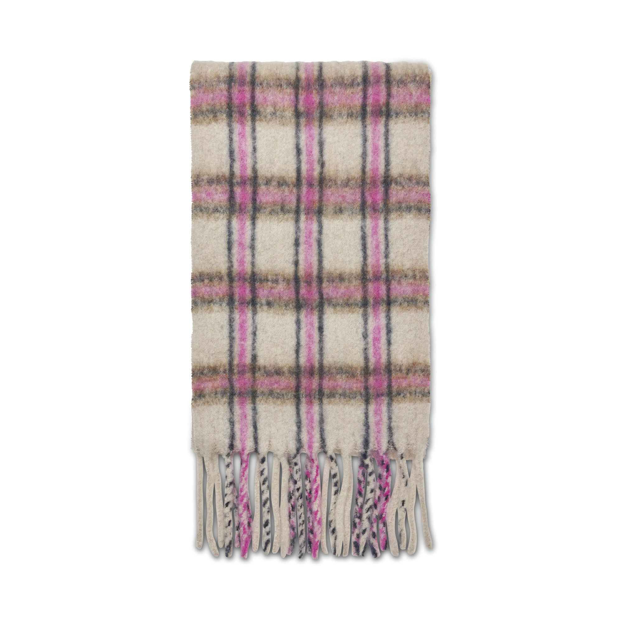 Wool Check Lux Scarf