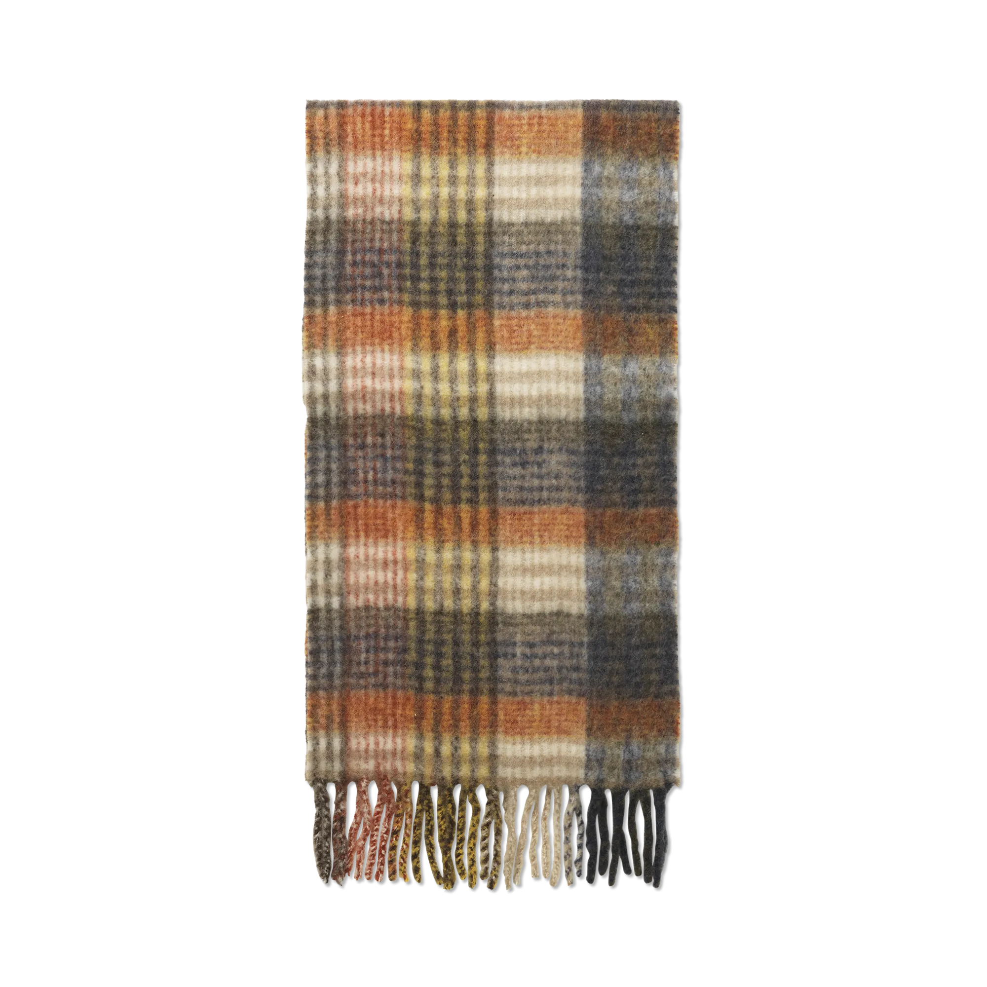 Wool Check Scarf