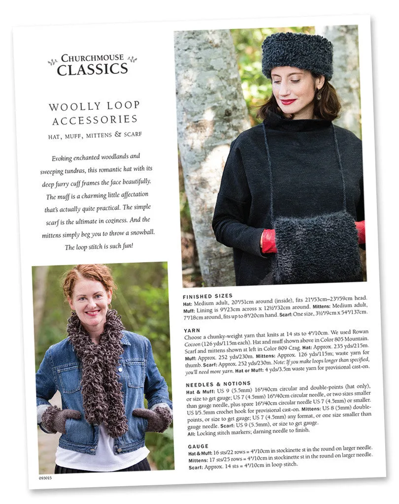 Woolly Loop Accessories Pattern