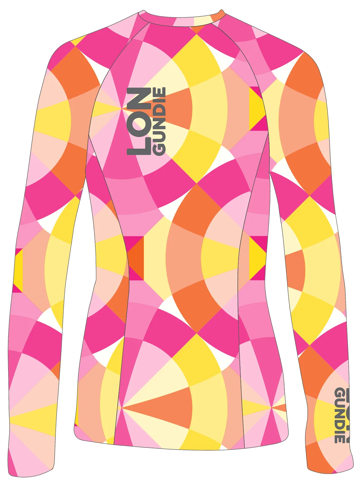 W's Crew Rash Guard - Siena Pink